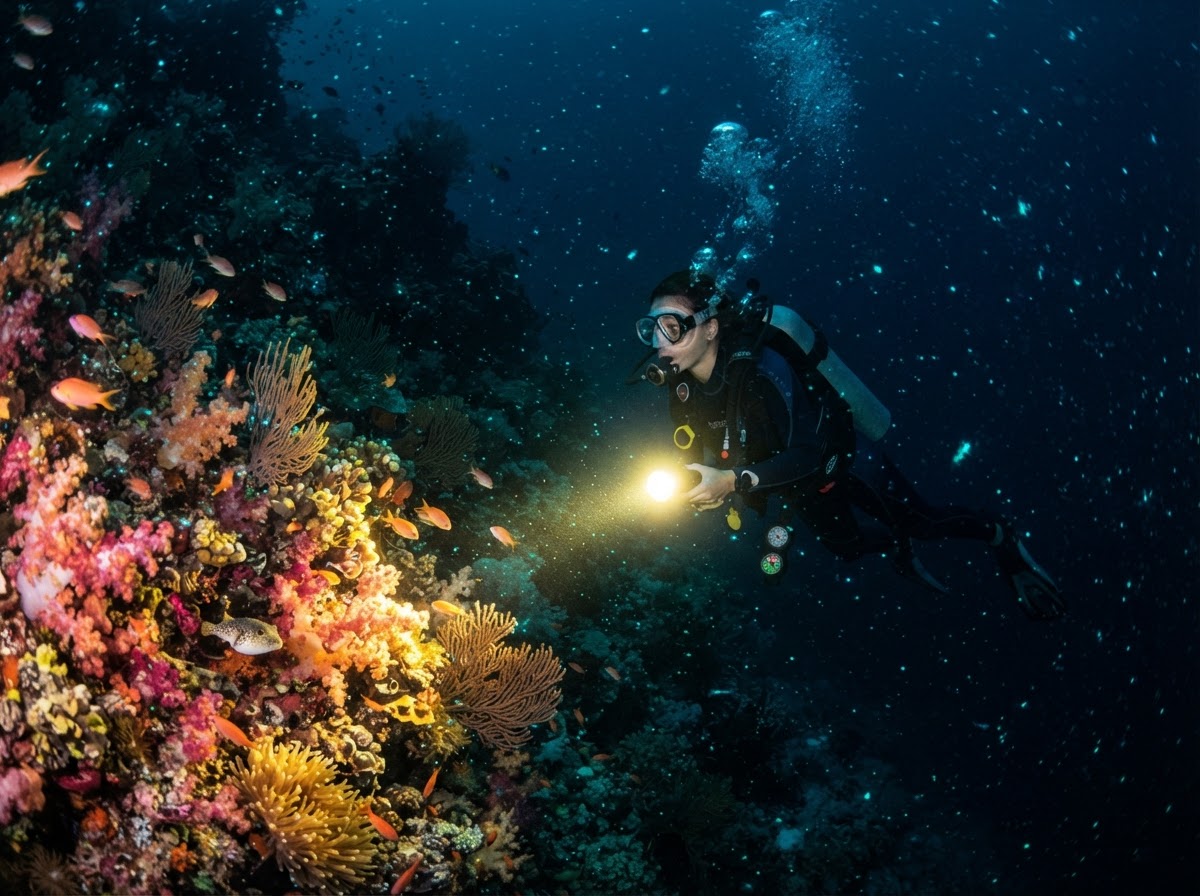 Especialidad Buceo Nocturno
