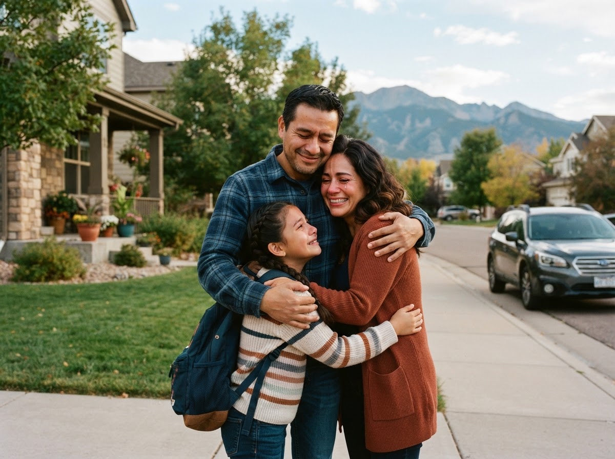 Family receiving immigration bond assistance in Colorado