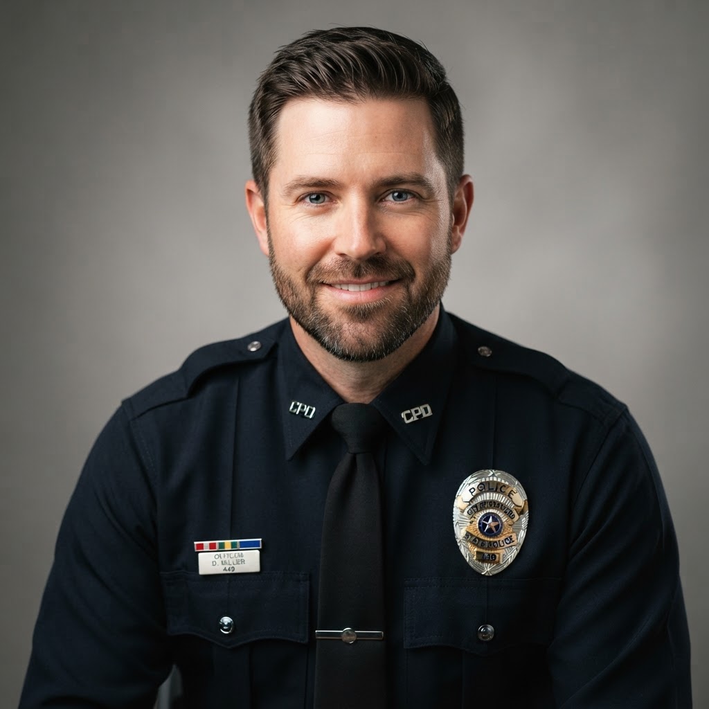 Police officer dispatched in response to verified threat
