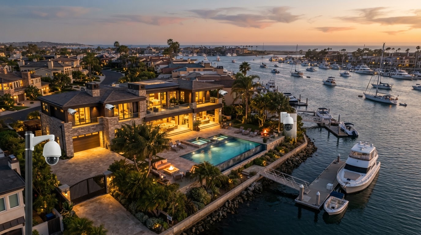 Home Video Surveillance Systems in Newport Beach: The Complete Guide for Luxury Homes and Estates