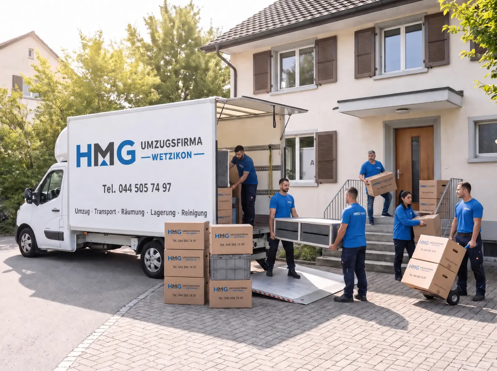 HMG Umzugsfirma Wetzikon im Einsatz