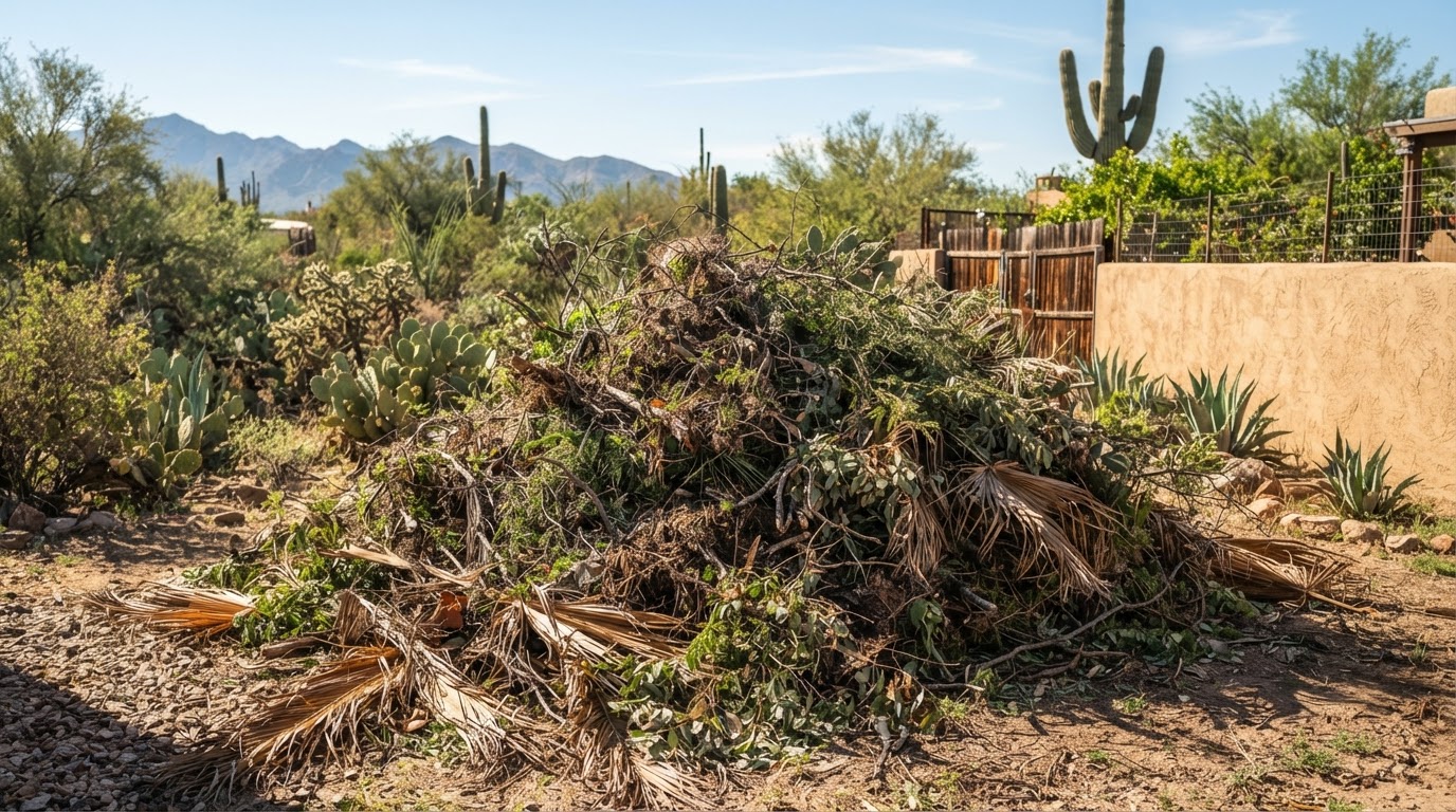 Yard Waste Removal — AZ Sandstorm junk removal service in Tucson, AZ