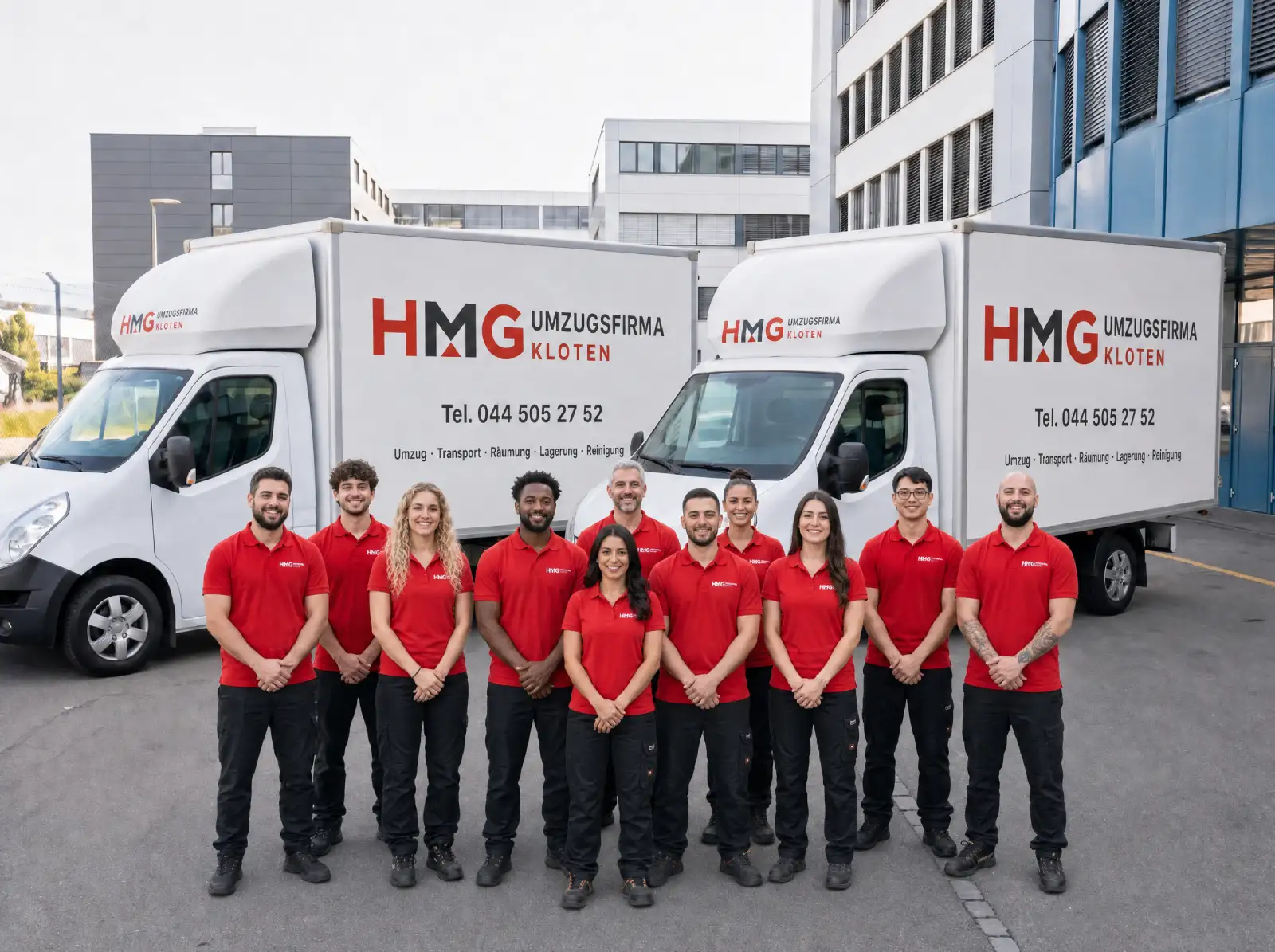 Das HMG Team – fest angestellte Zügelprofis aus Kloten