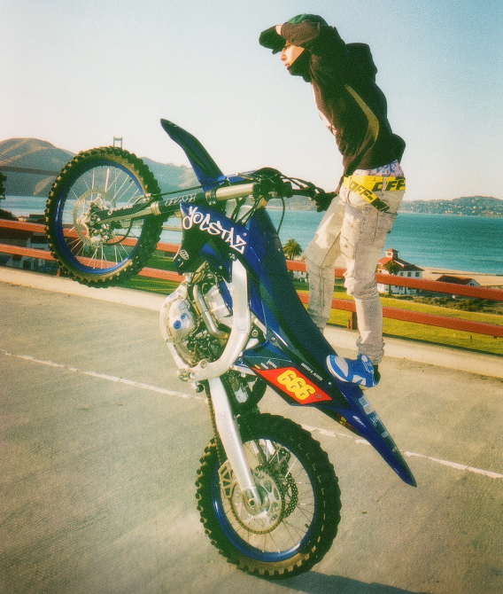 Bike Life Vlogs Community — Bay Area dirt bike wheelie over the bay