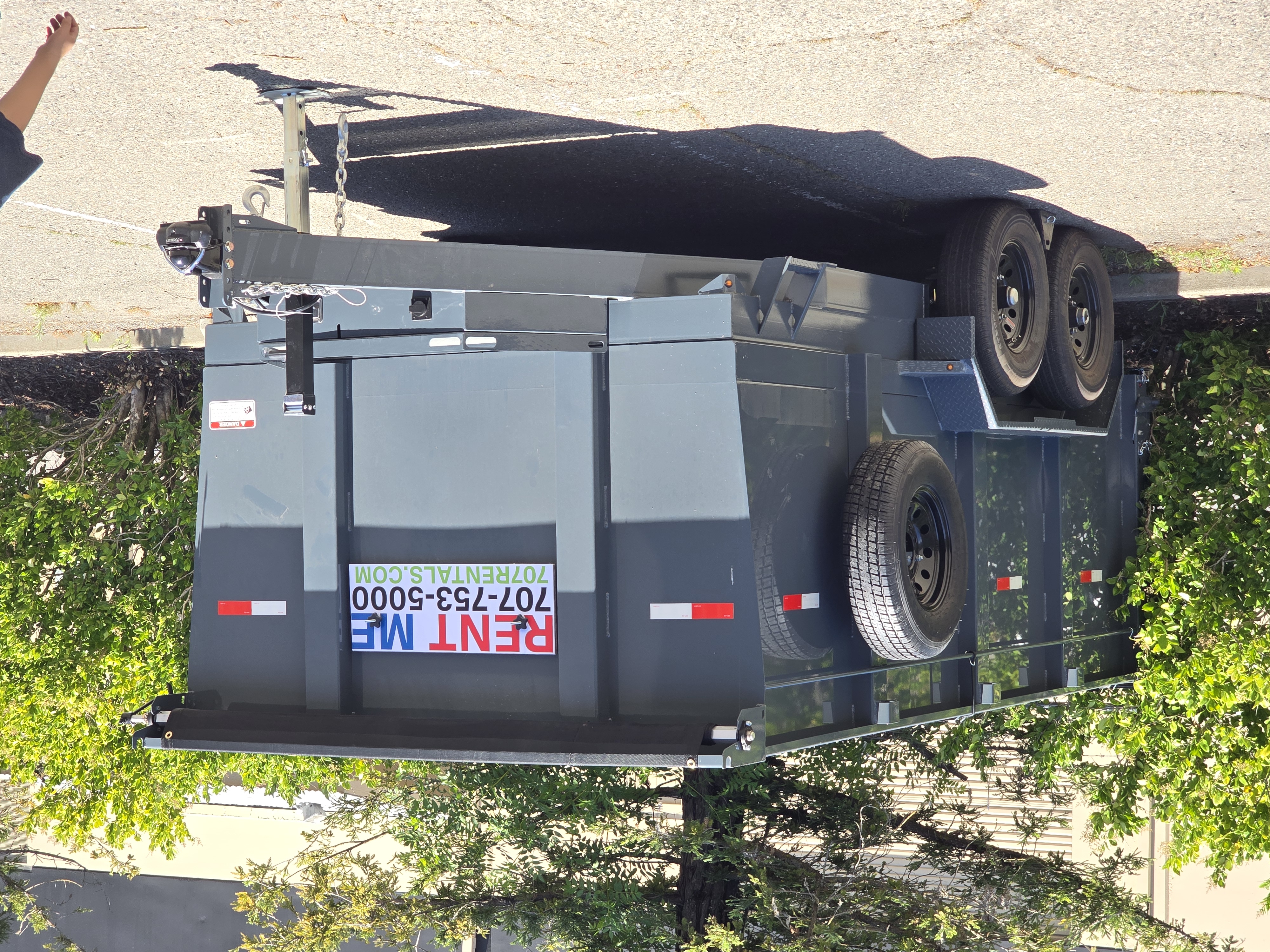 707 Rentals 15 Yard Dumpster Trailer