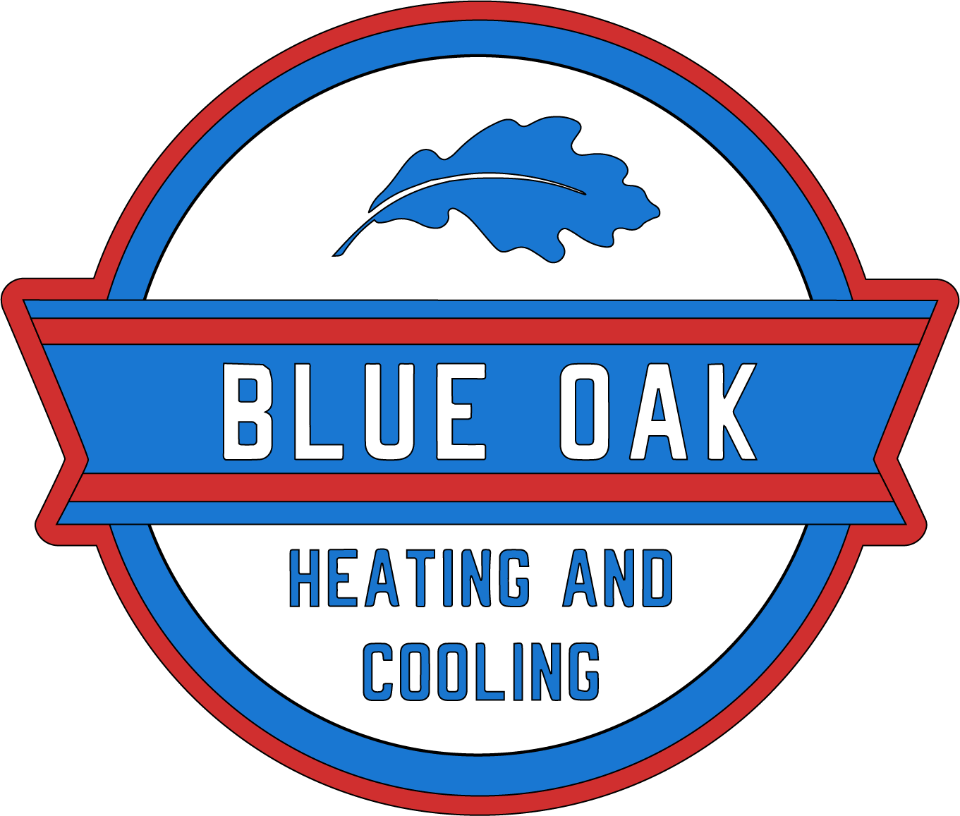 Blue Oak Heating & Cooling logo