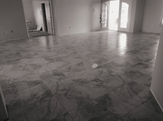 Finished Tile Floor