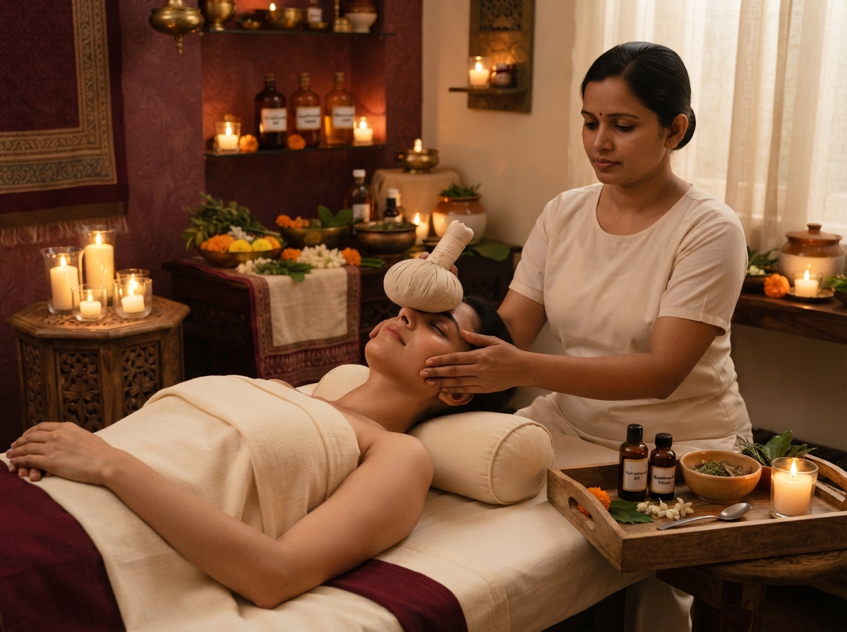 Facial therapy treatment room