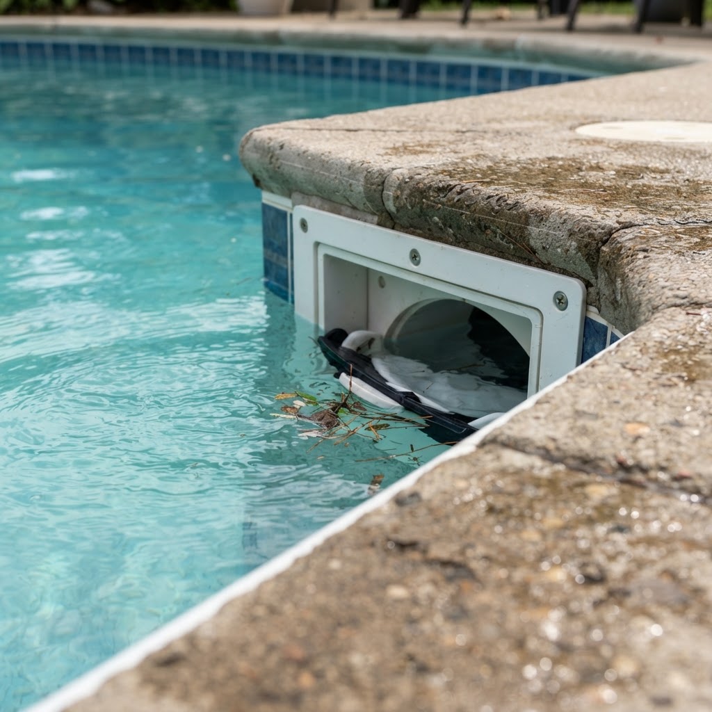 Skimmer Throat — The opening of the skimmer at the waterline where water enters
