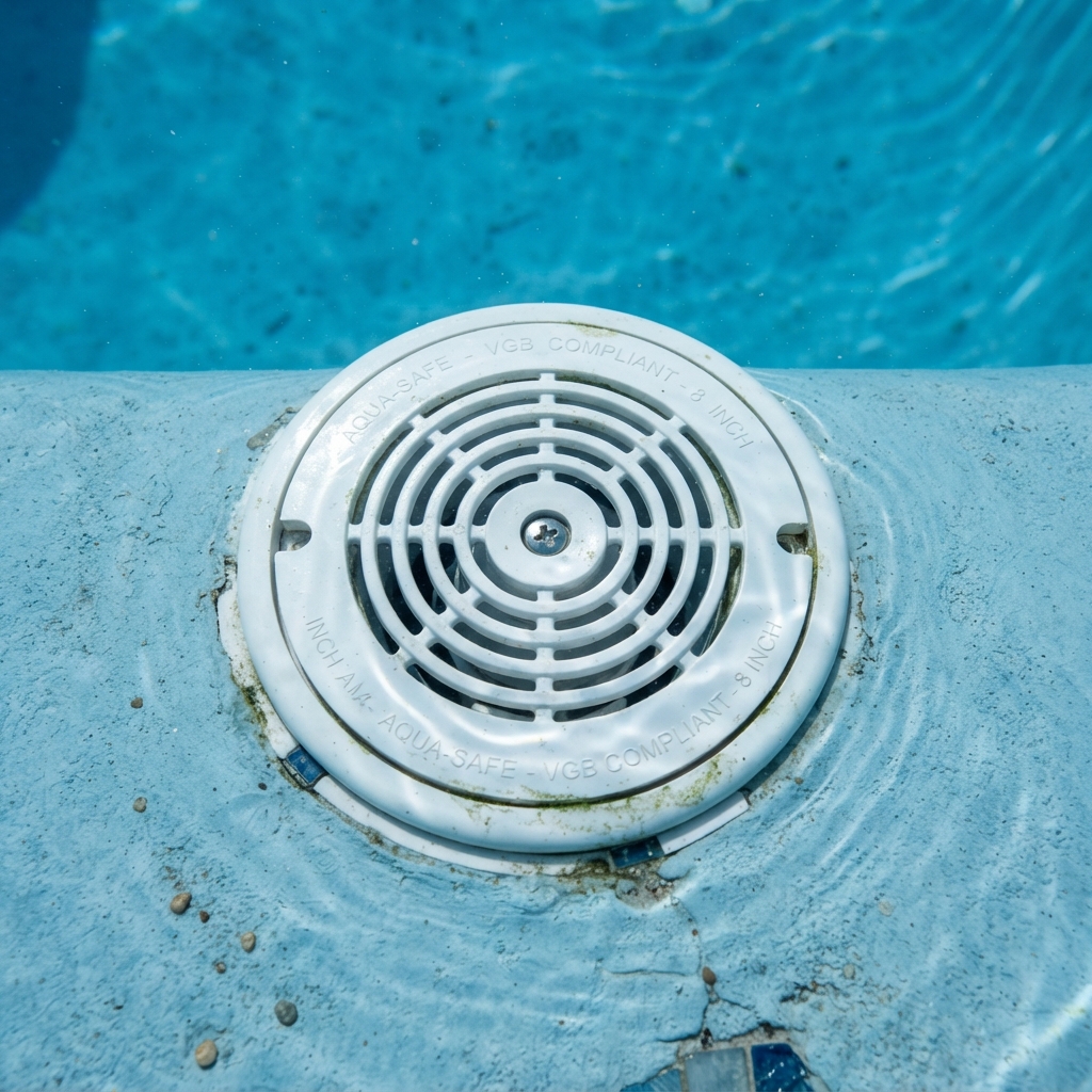 Main Drain — A suction outlet located at the deepest point of the pool