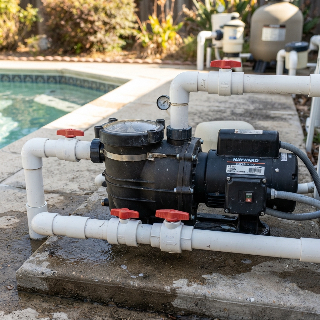 Pump — The heart of the pool's circulation system