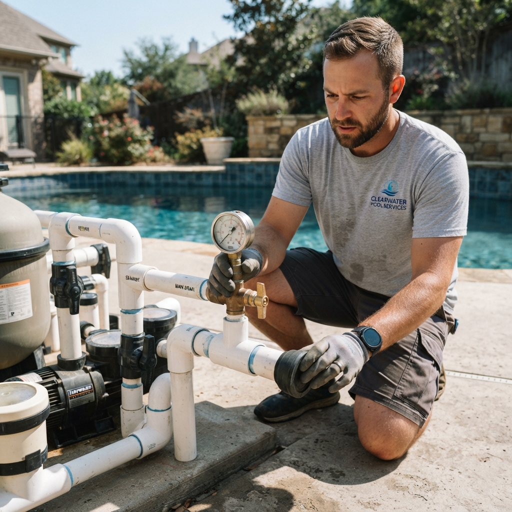 Pressure Test — A diagnostic method used by leak detection professionals to determine if plumbing lines are leaking
