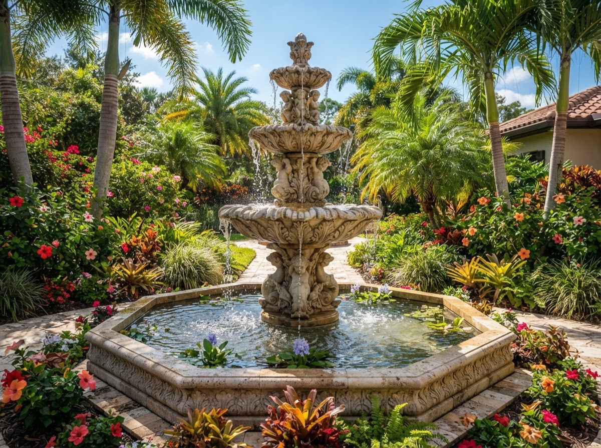 Fountain Leak Detection performed by Florida Leak Locators in Central Florida