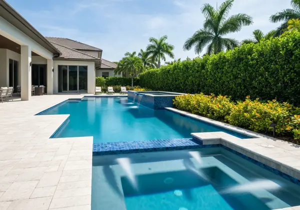 Central Florida home with luxury pool and integrated spa
