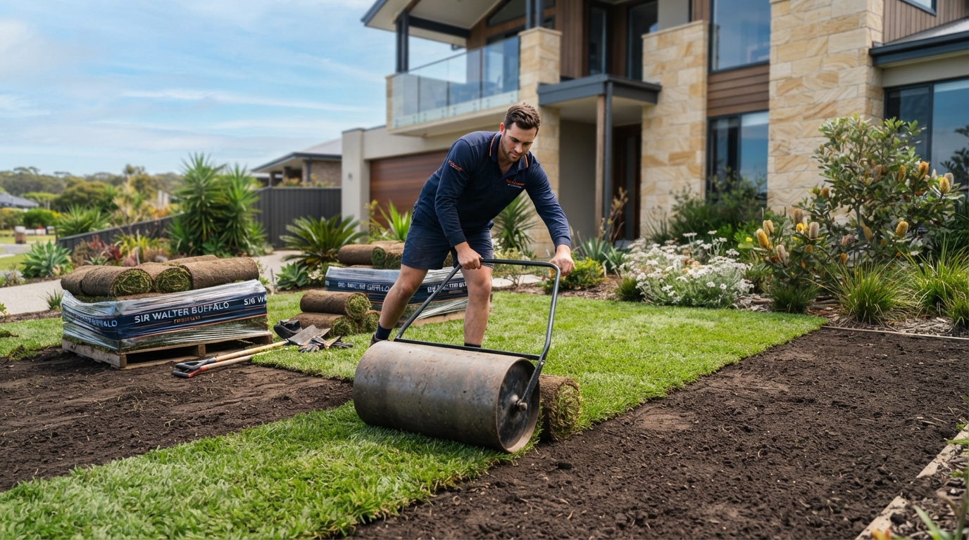 Turf Laying and Repair Kerb Appeal Central Coast