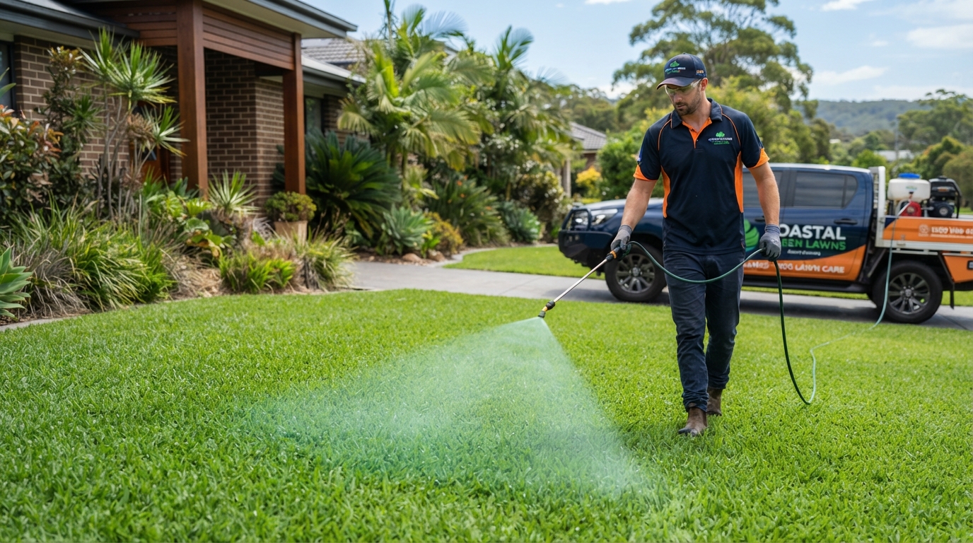 Lawn Treatment & Fertilisation Kerb Appeal Central Coast