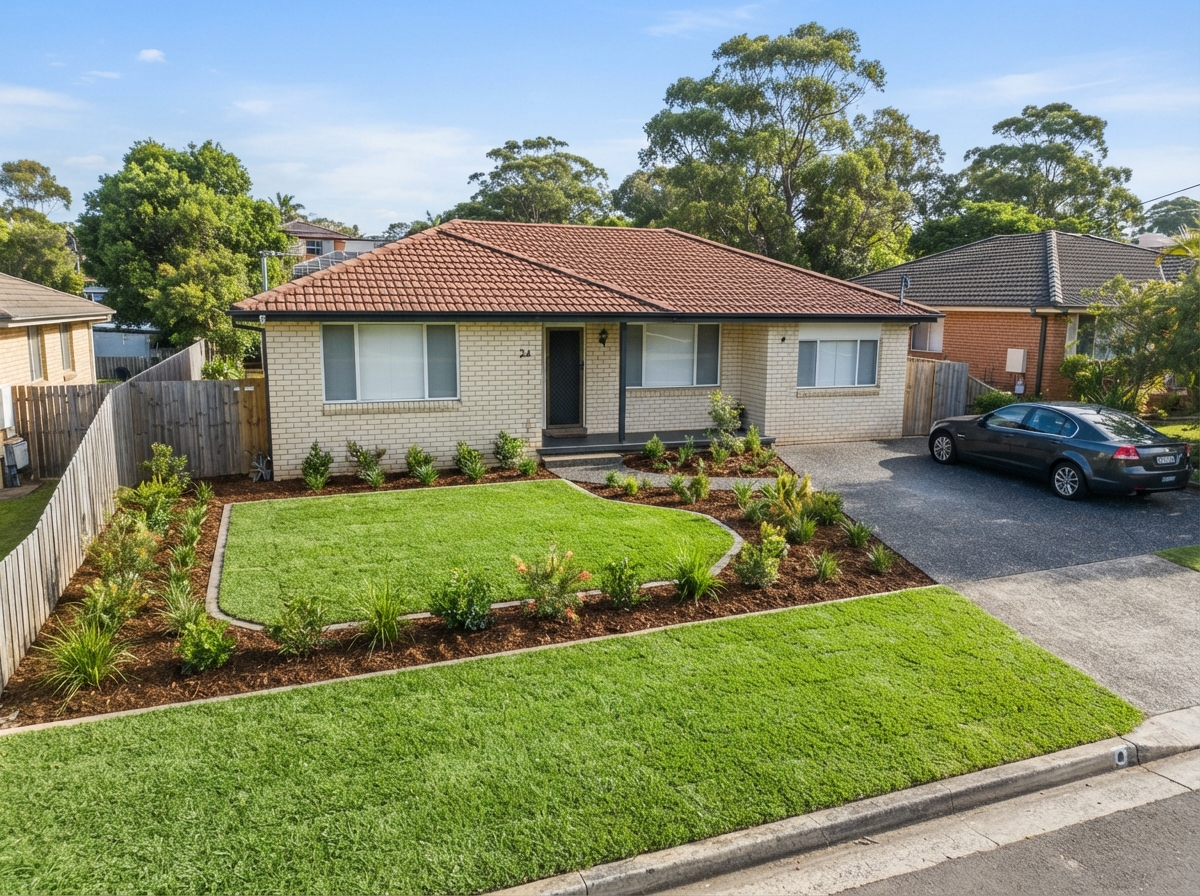 Overgrown Yard Lawn & Garden Revamp After Kerb Appeal