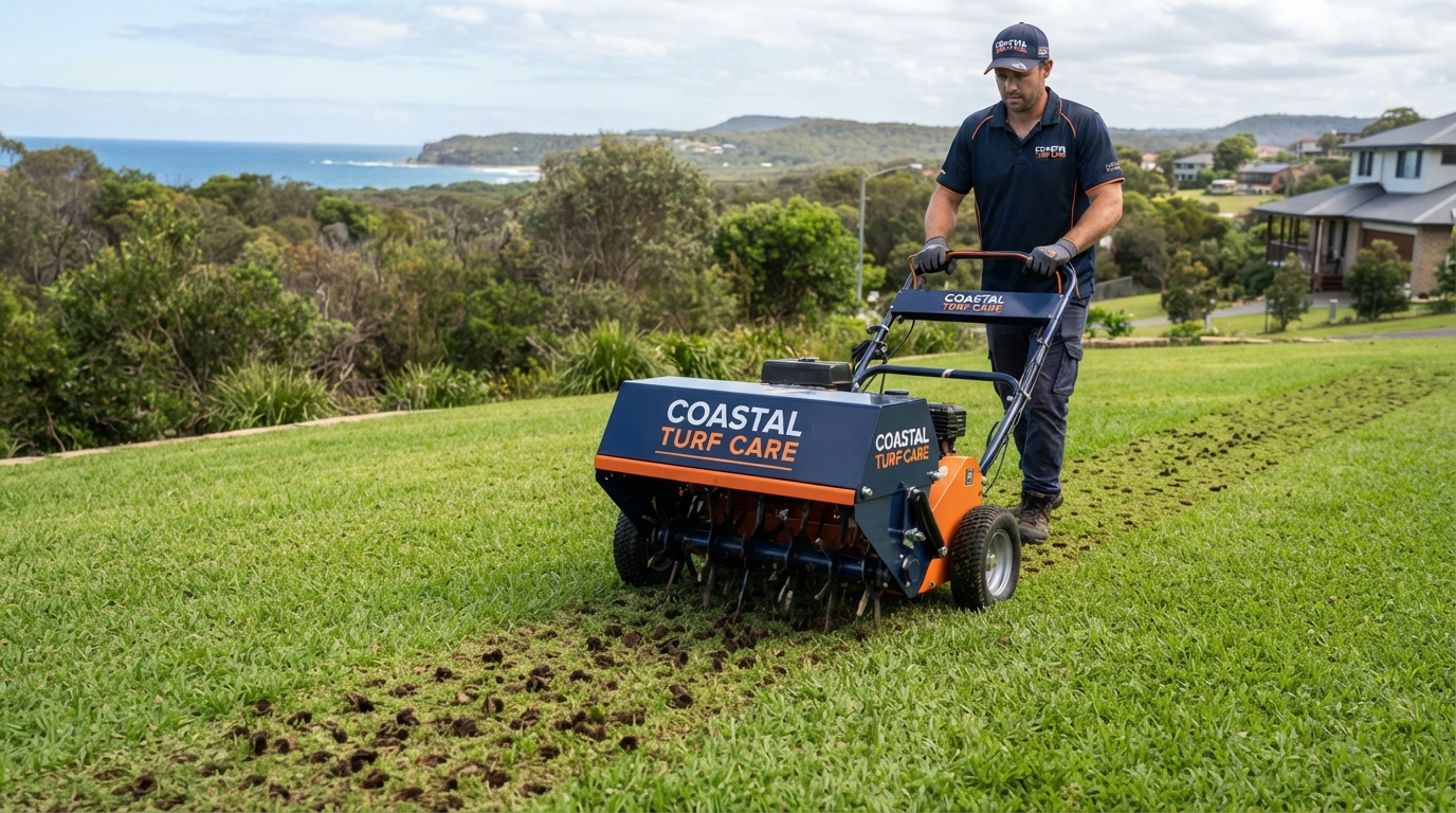 Core Aeration Kerb Appeal Central Coast