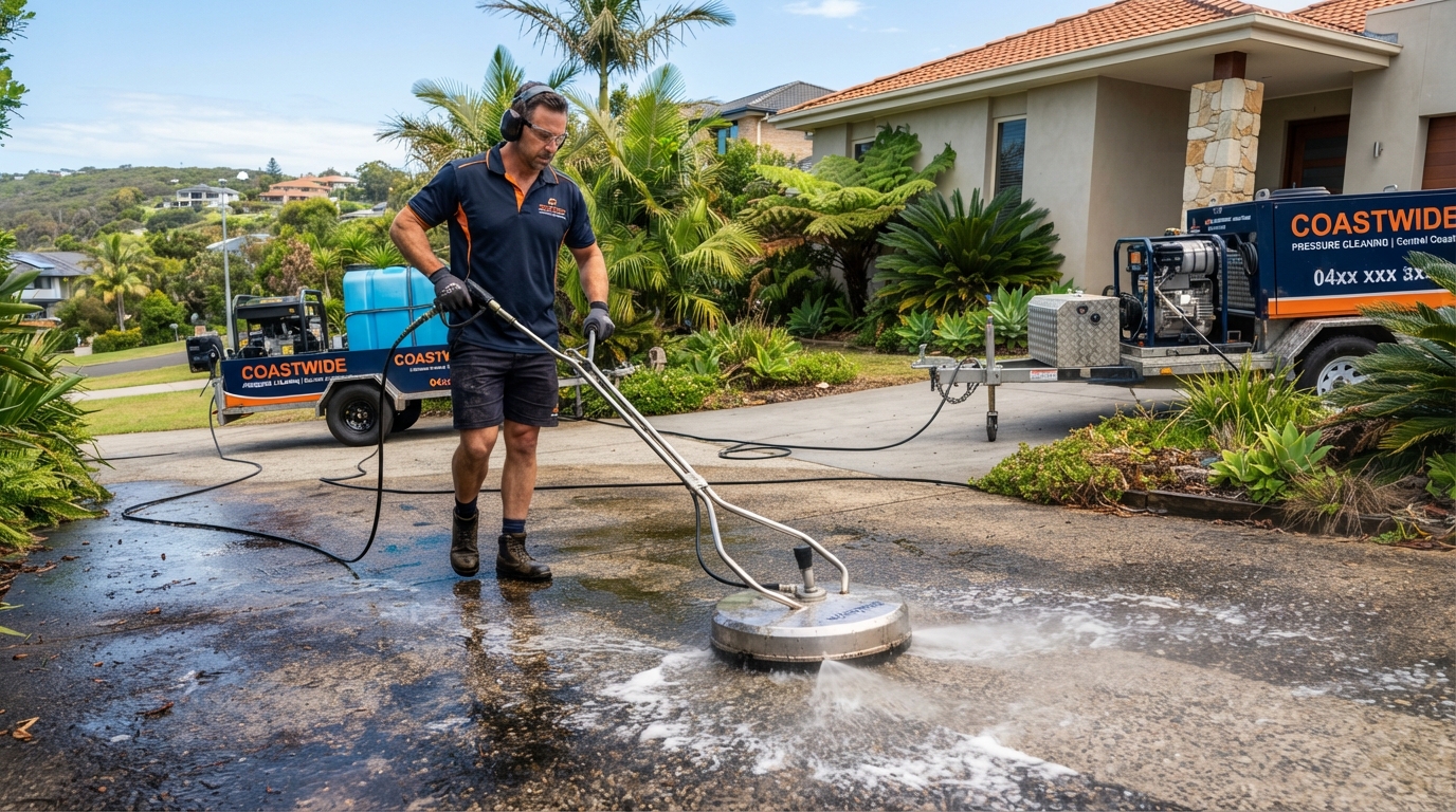 High-Pressure Washing Kerb Appeal Central Coast