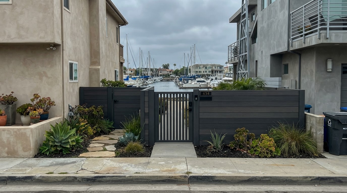 Long Beach Fences and Gates-Composite Fencing-The Peninsula