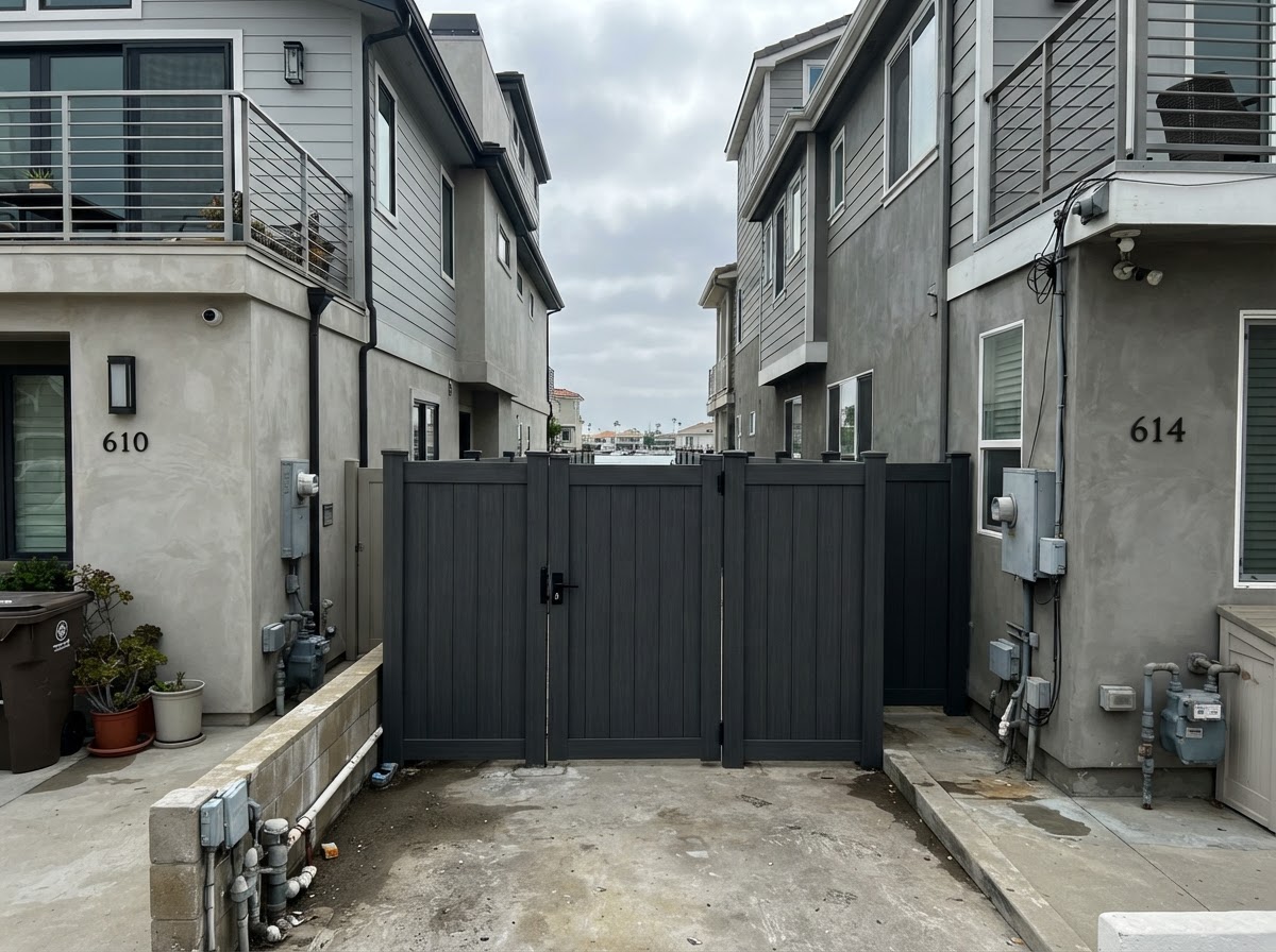 Long Beach Fences and Gates-Composite Fencing Installation-The Peninsula