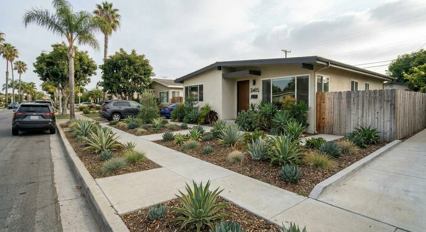 Before Repair / Replacement — Long Beach Fences and Gates pre-installation