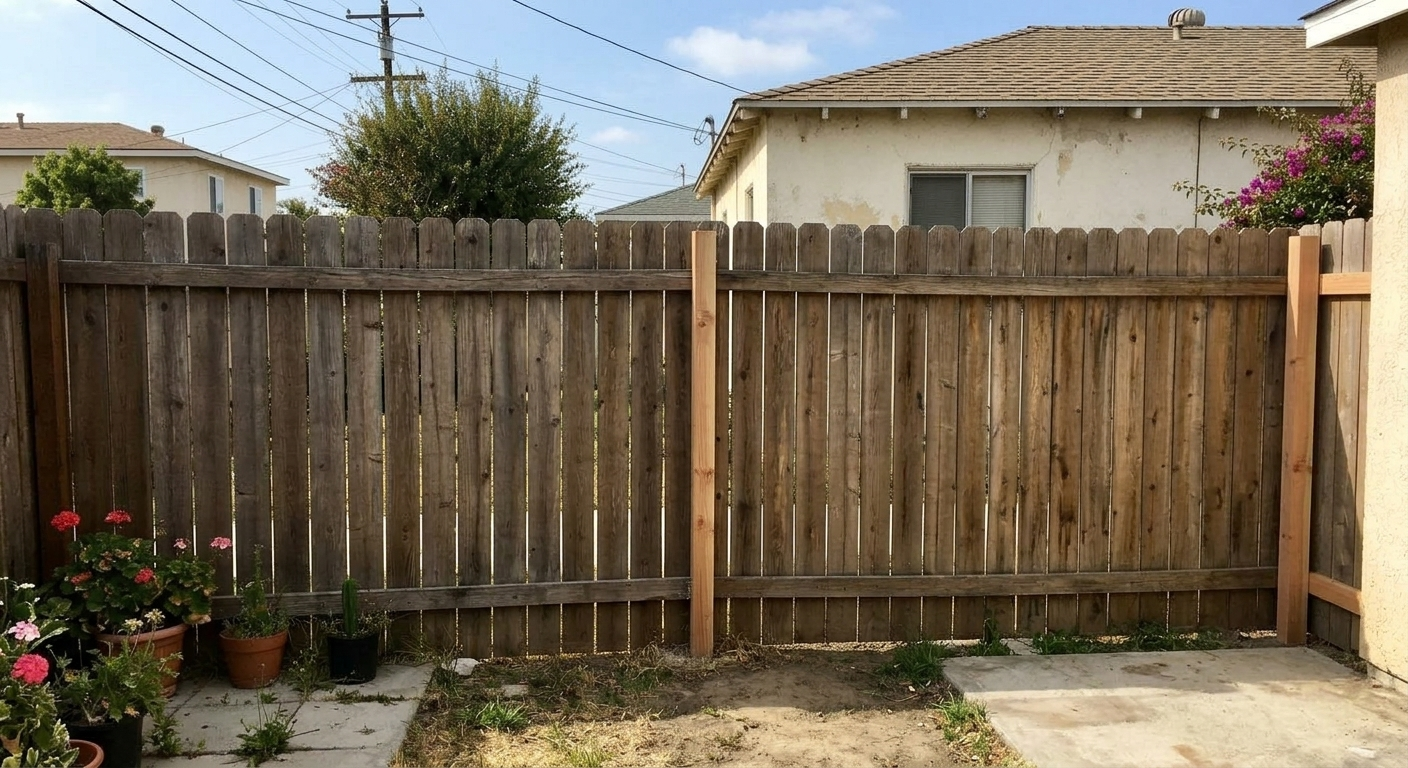 Completed Install — Long Beach Fences and Gates completed installation