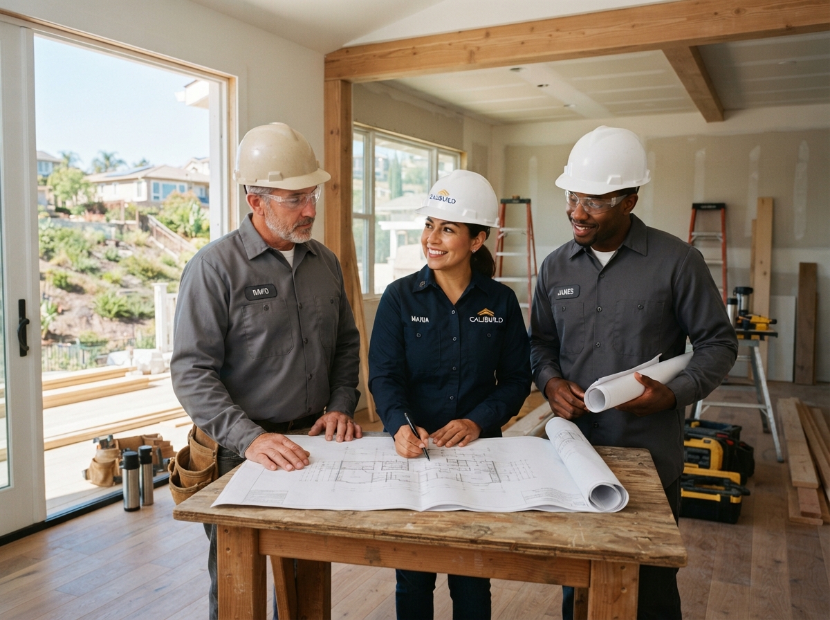 E And E Construction crew on an insurance restoration project