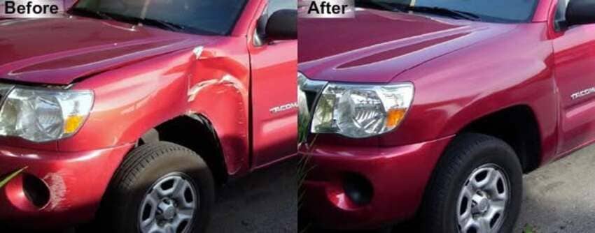 Collision repair work 8