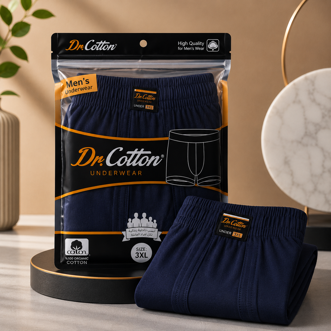 شورت داخلي رجالي Dr.Cotton