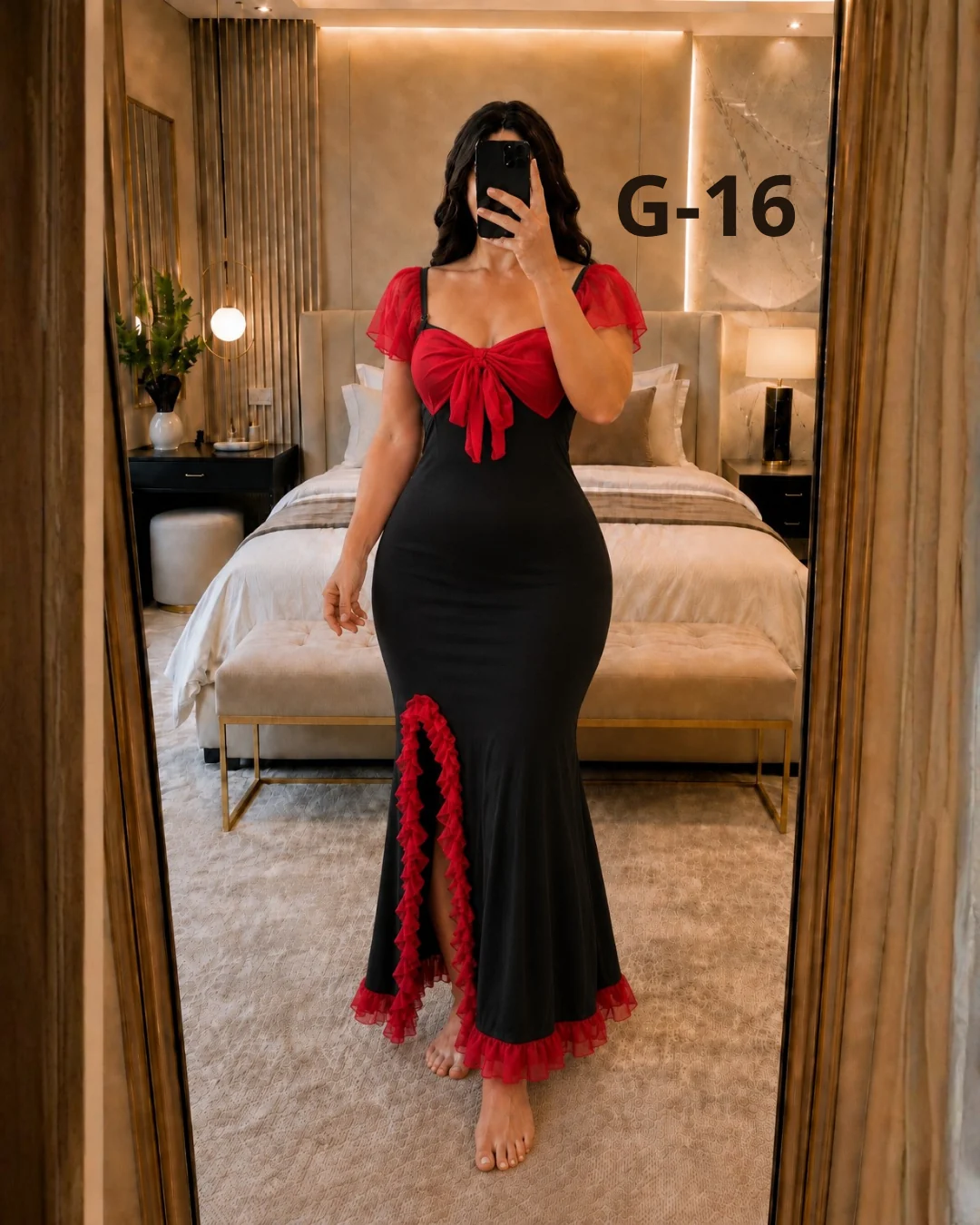 فستان نسائي زبدة ليكرا – كود G-16