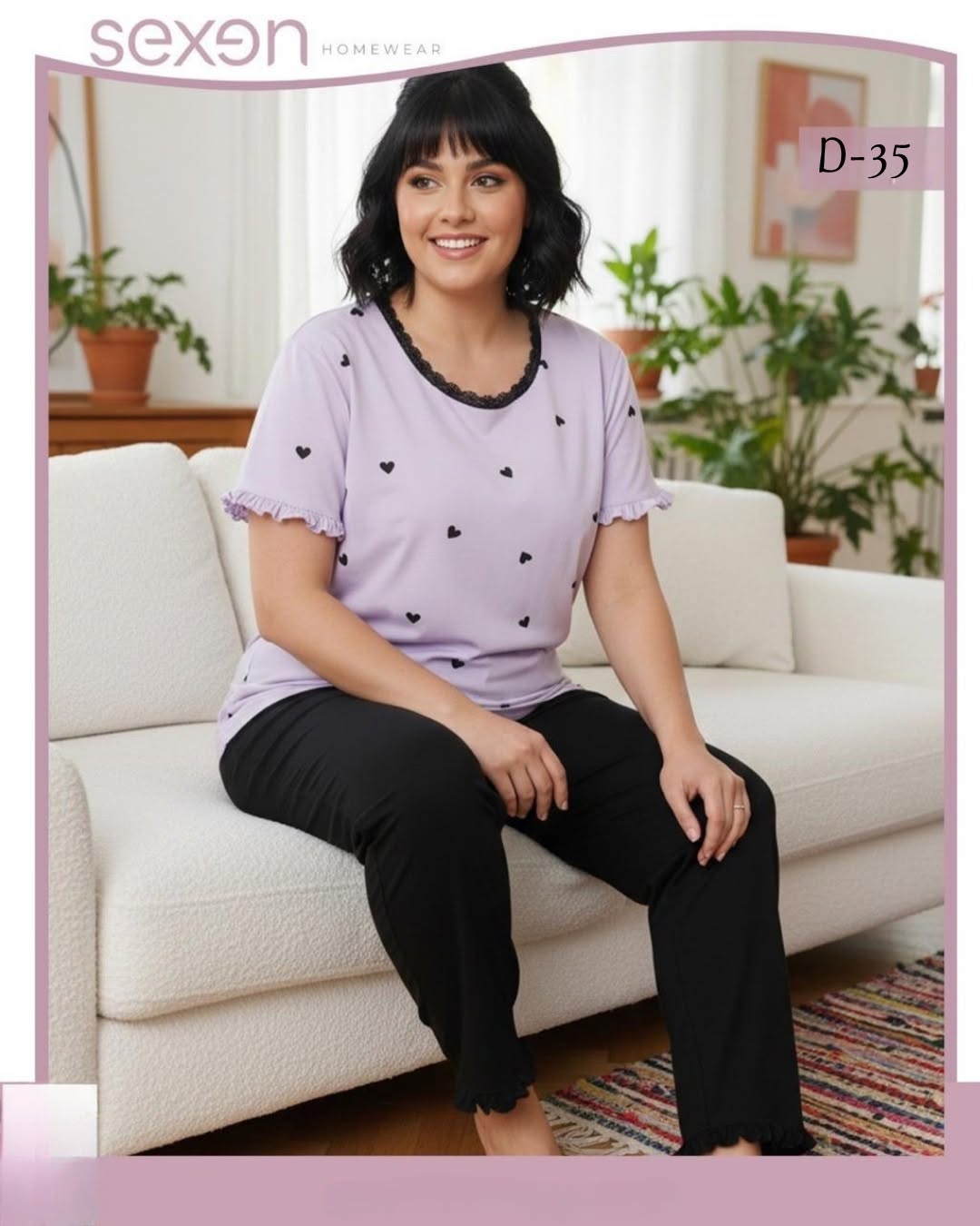 بجامة نسائية قياس خاص – D-35