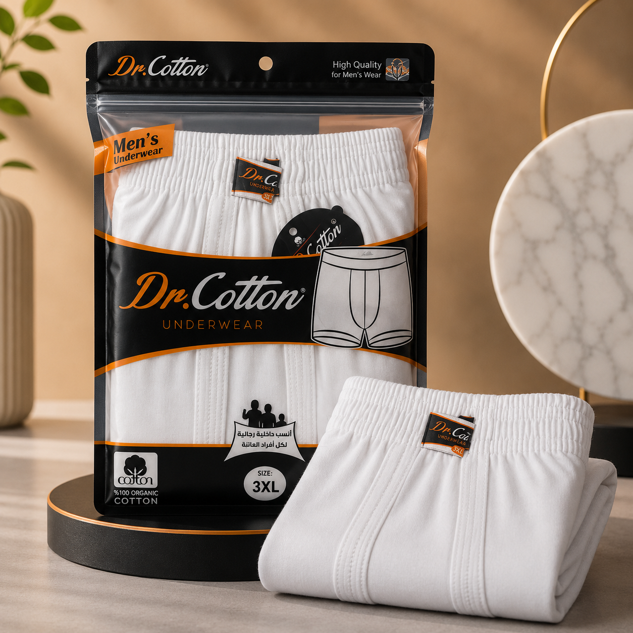 شورت داخلي رجالي Dr.Cotton