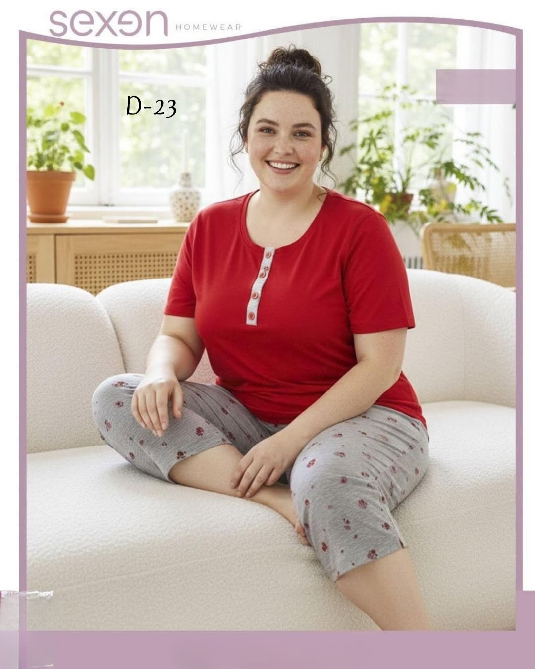 بجامة نسائية قياس خاص – D-23