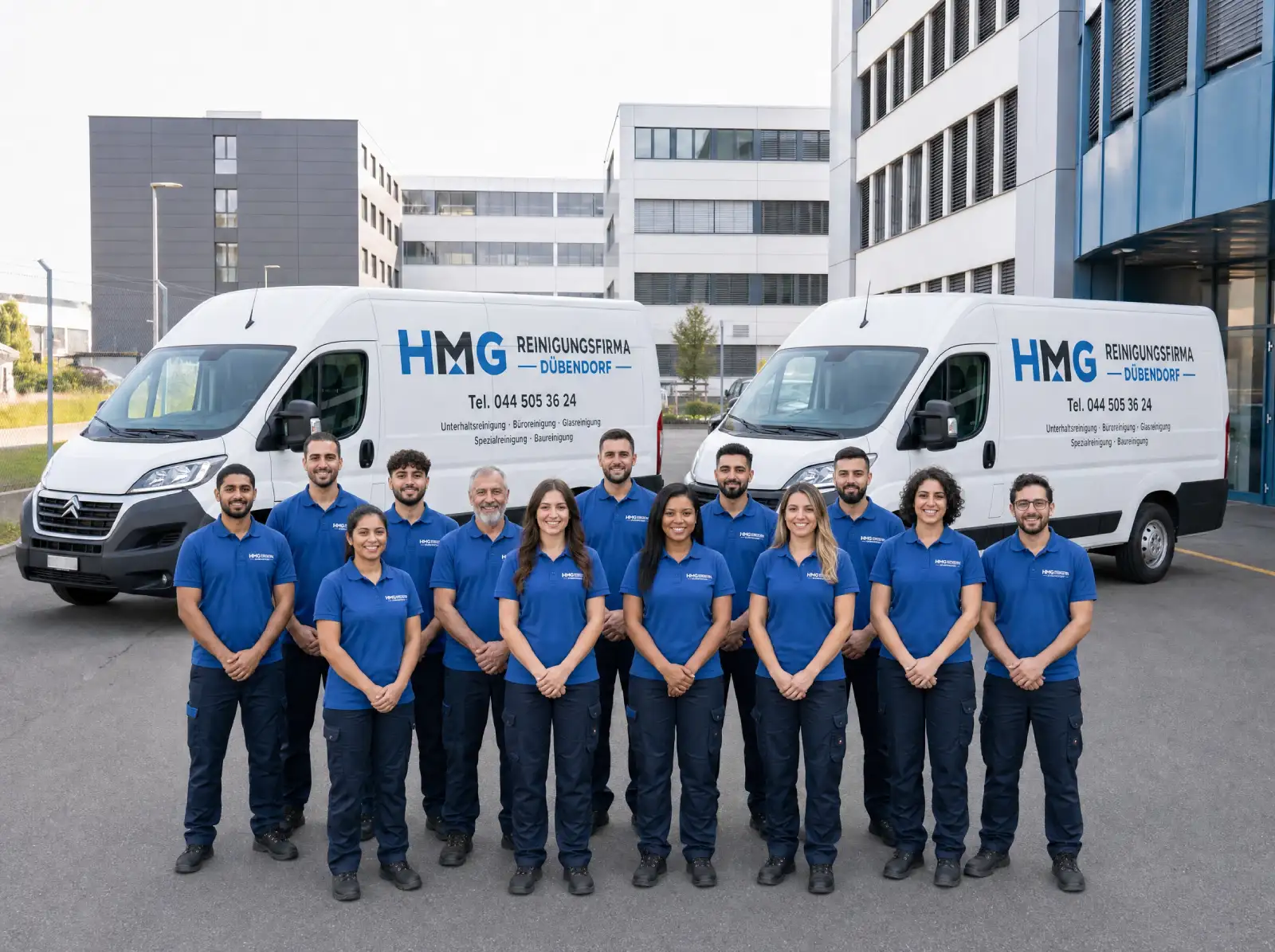Das Team der HMG Reinigungsfirma