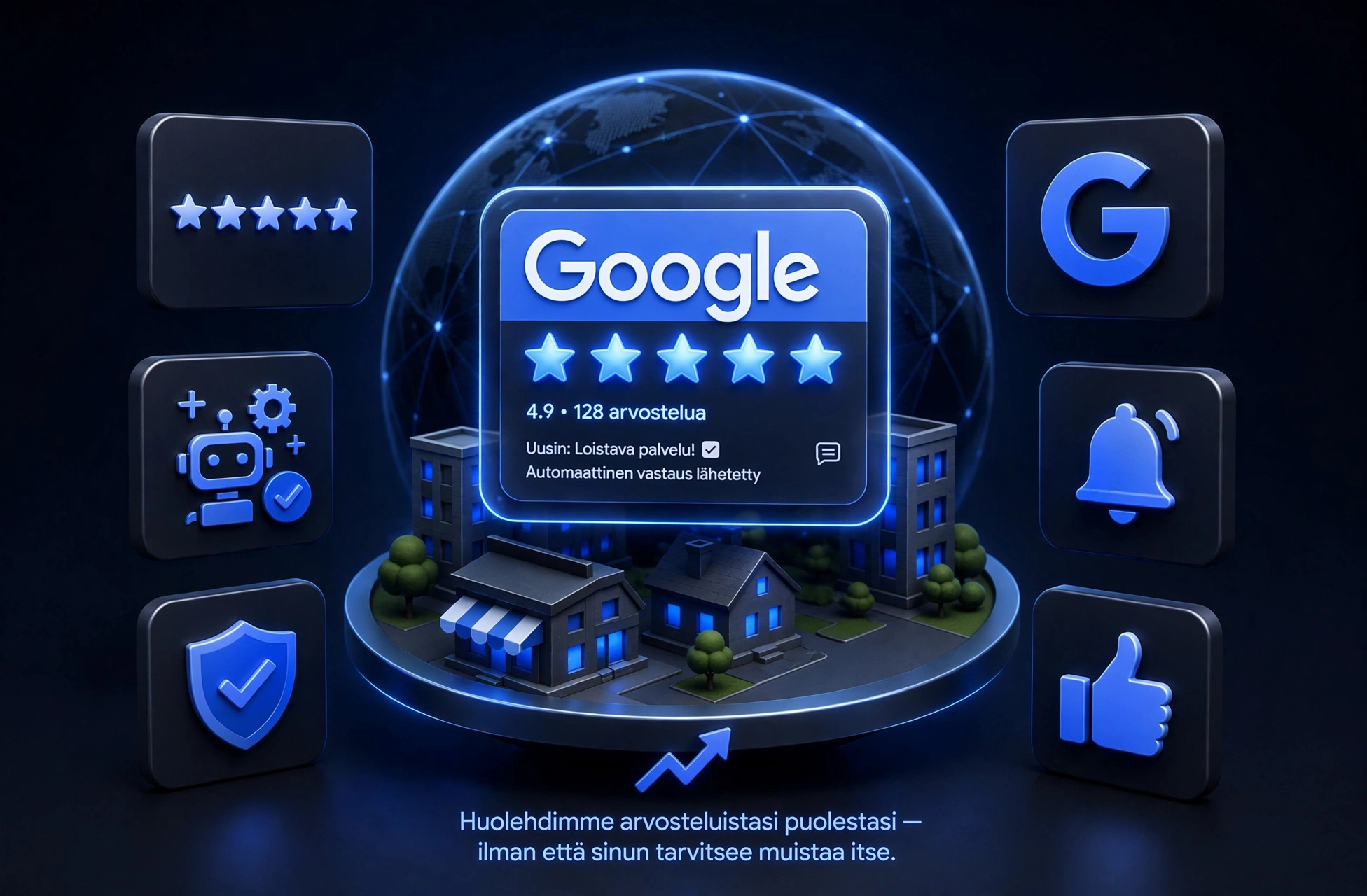 Google arviointi managerointi