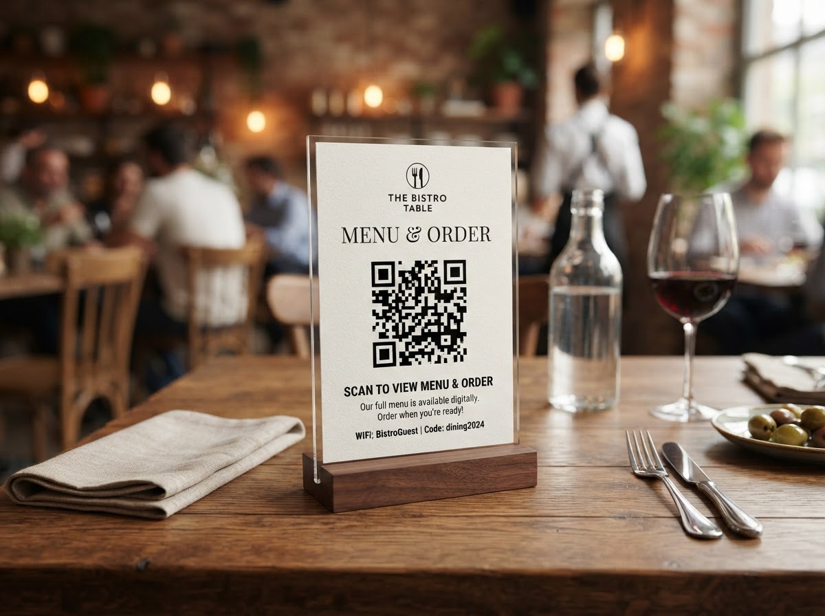 QR-Code Signage sample