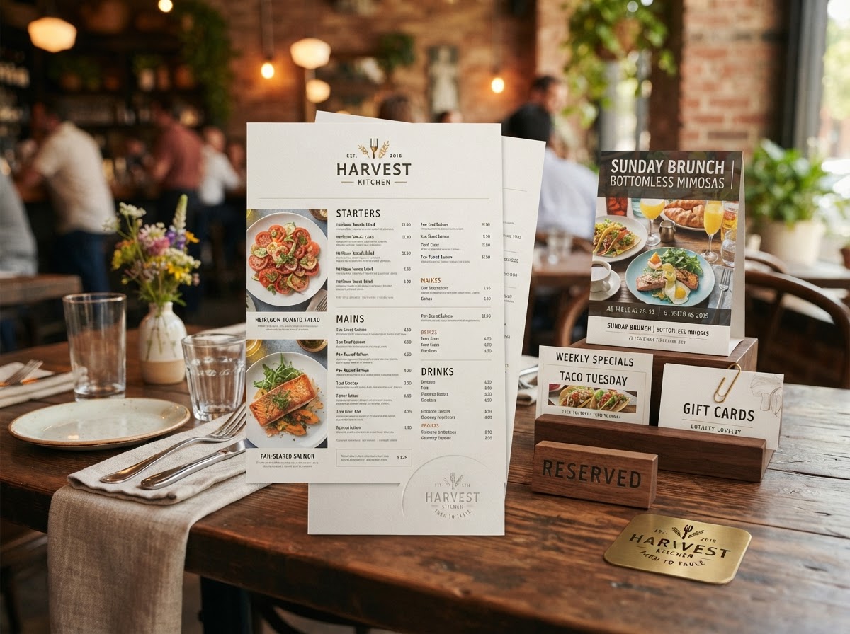 Restaurant Printing sample