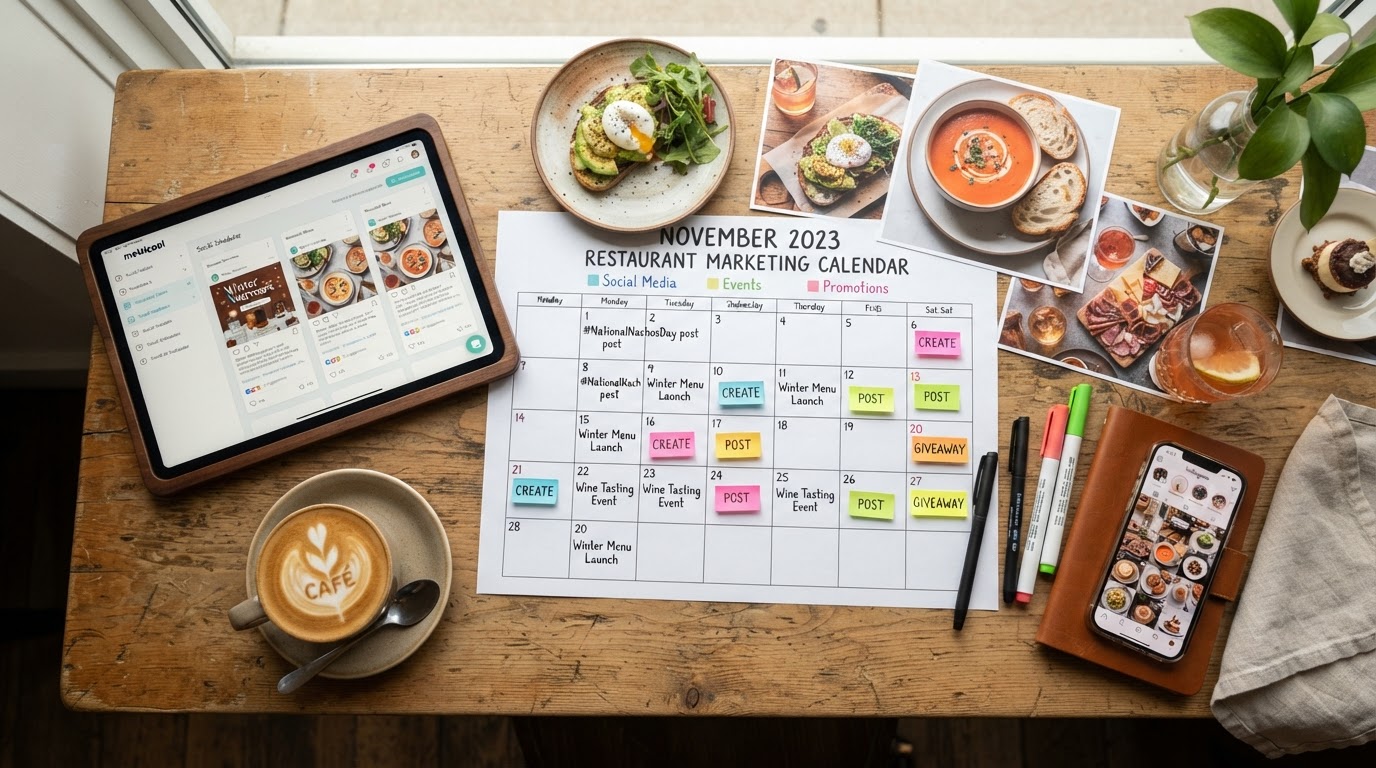 How to Build a Restaurant Content Calendar You'll Actually Stick To