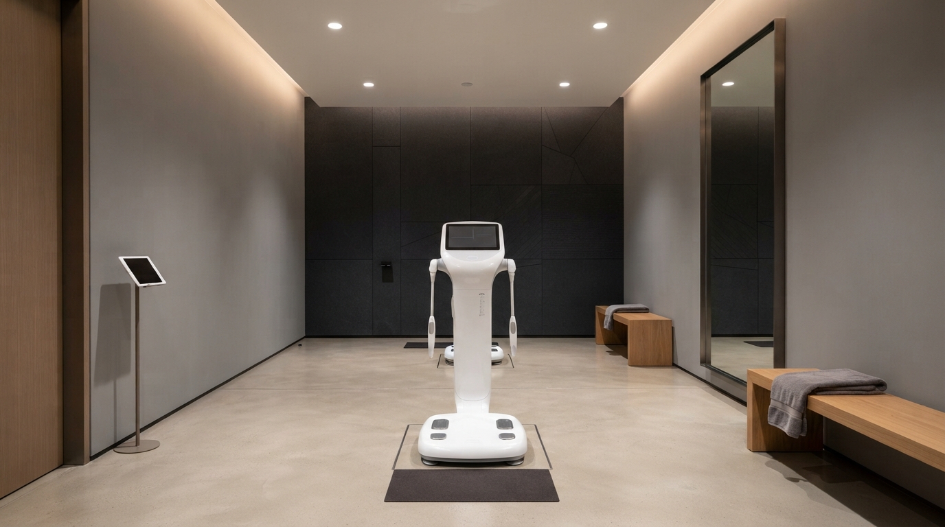 InBody 380 body scanning assessment room at Focus Fitness Jax