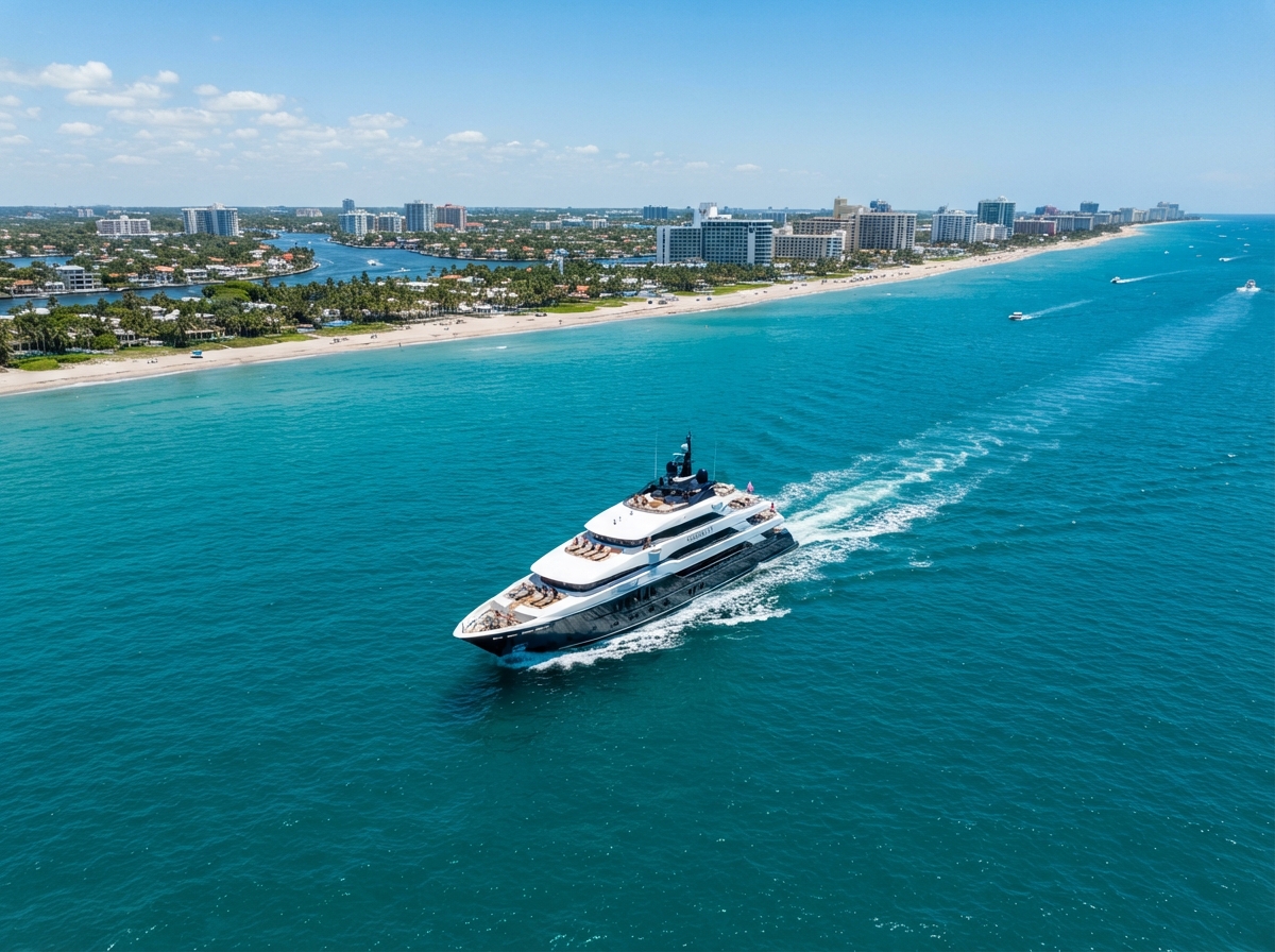 Voyager Maritime Alliance Group team at the Fort Lauderdale marina