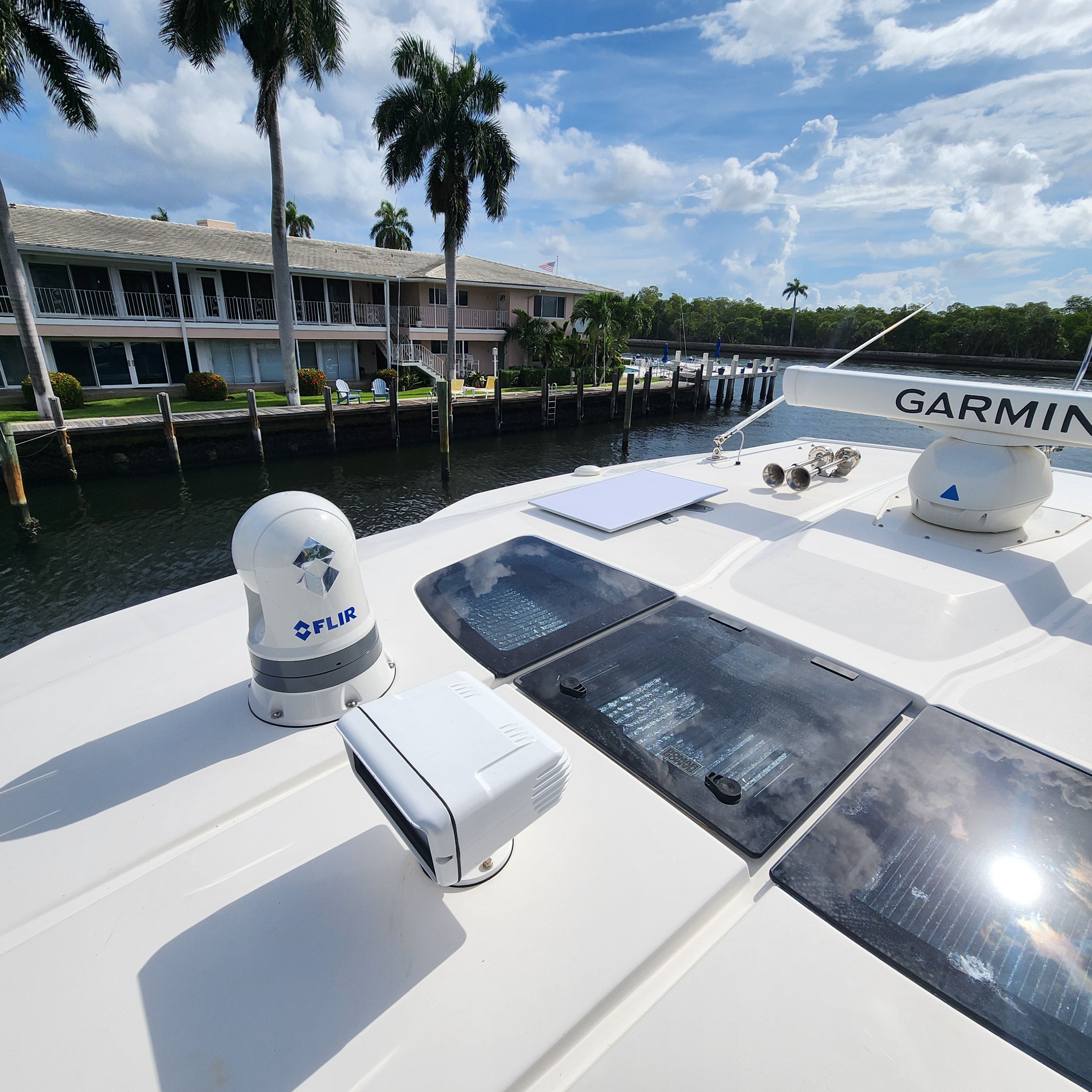M/Y Hardship marine electronics installation in Fort Lauderdale