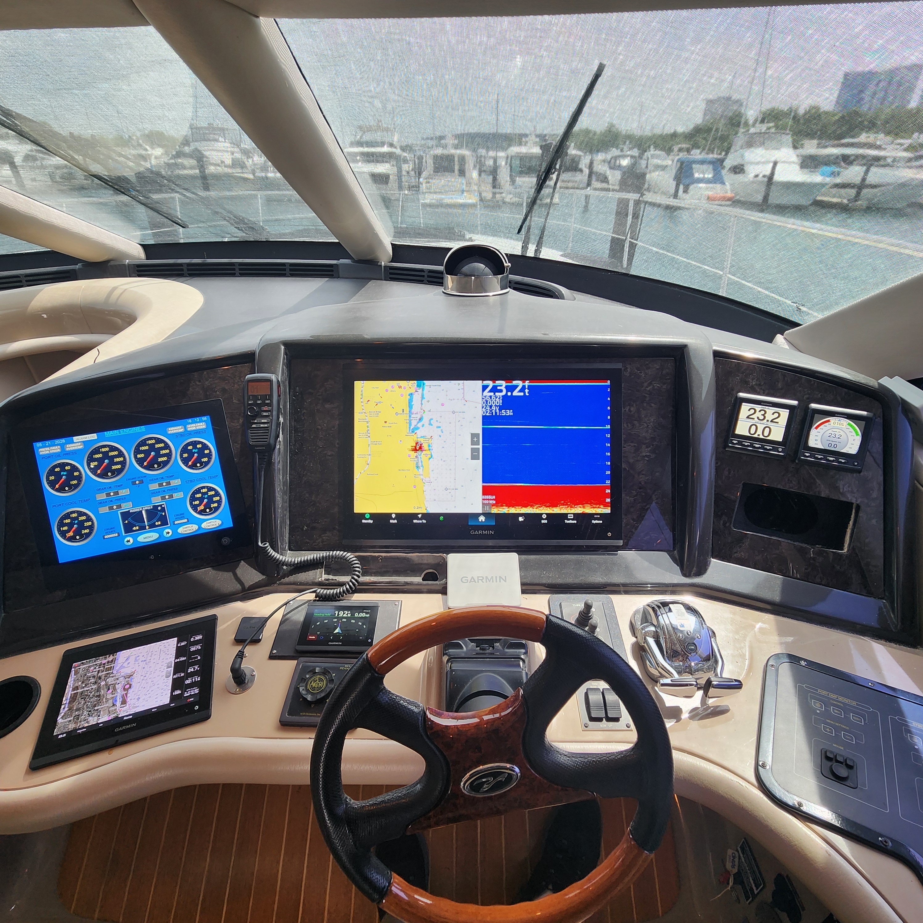 M/Y Alexandia marine electronics installation in Fort Lauderdale