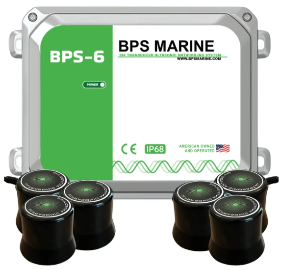 BPS Marine BPS-6 controller and ultrasonic transducers