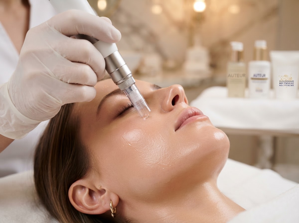 Microneedling facial at BOSS BABE in North York, Toronto