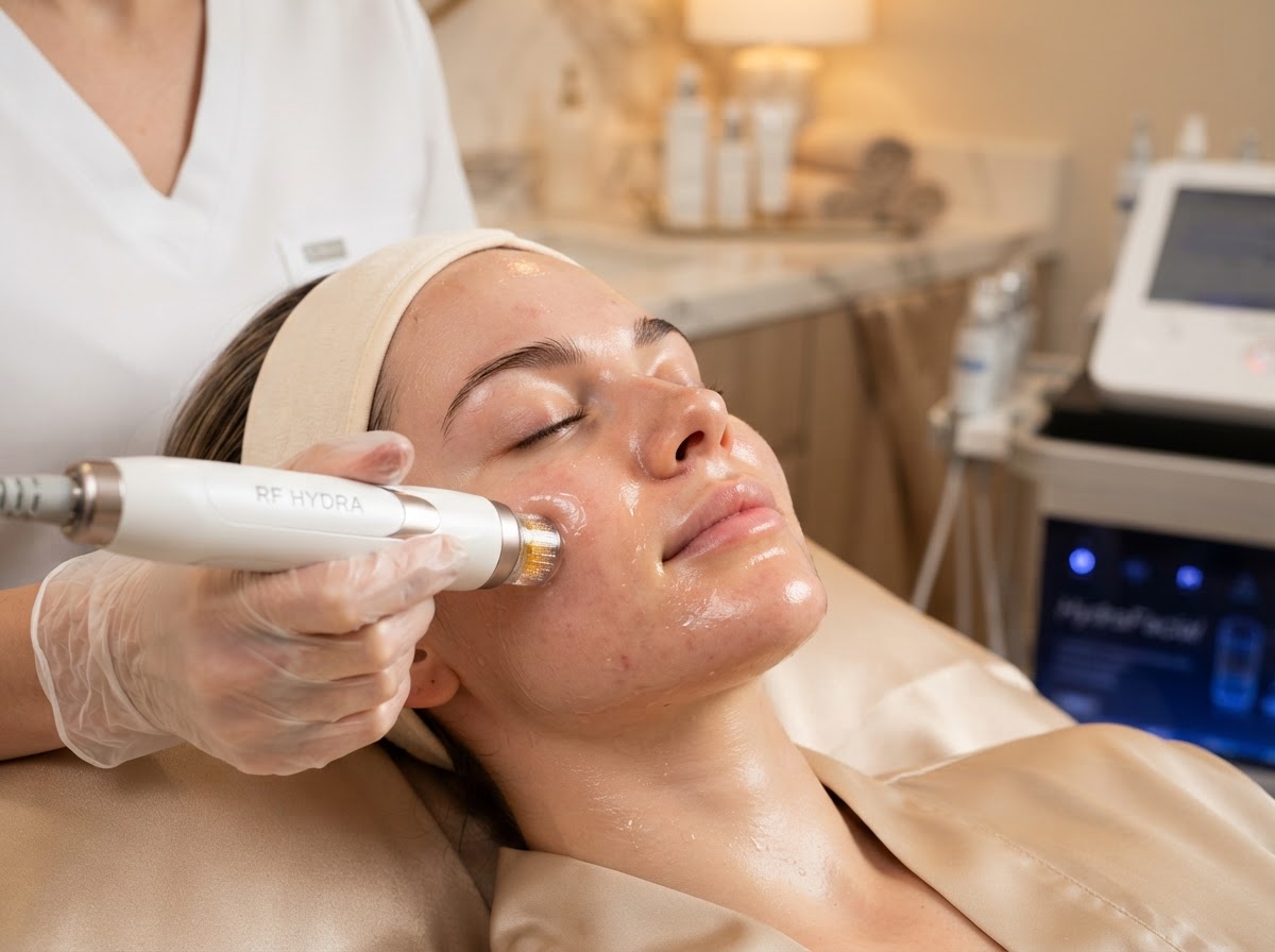 RF Hydra Microneedling facial at BOSS BABE in North York, Toronto