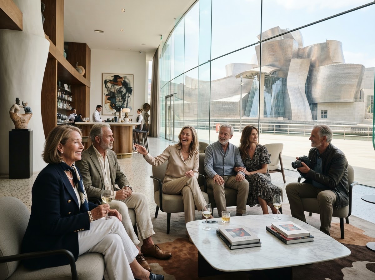Bilbao: Design Hotel, Private Gallery & Pintxos Evenings