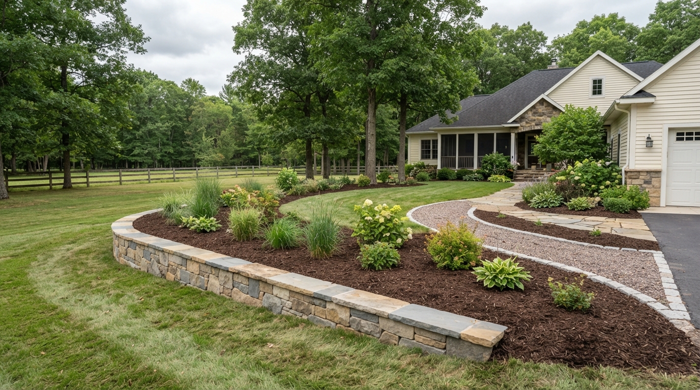 Landscape installation for a Zeeland property