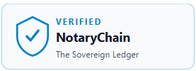 Verified by NotaryChain — The Sovereign Ledger