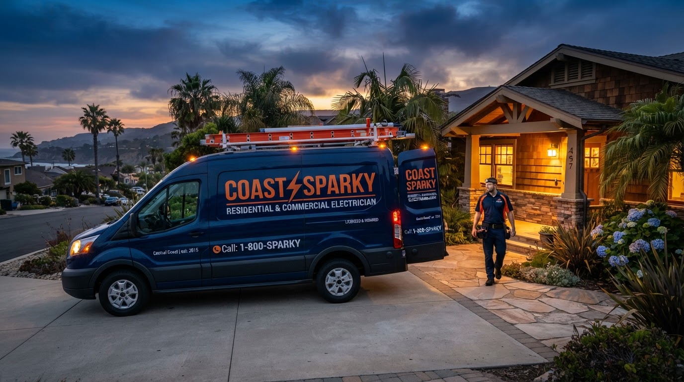 Coast Sparky Central Coast Electrician Van